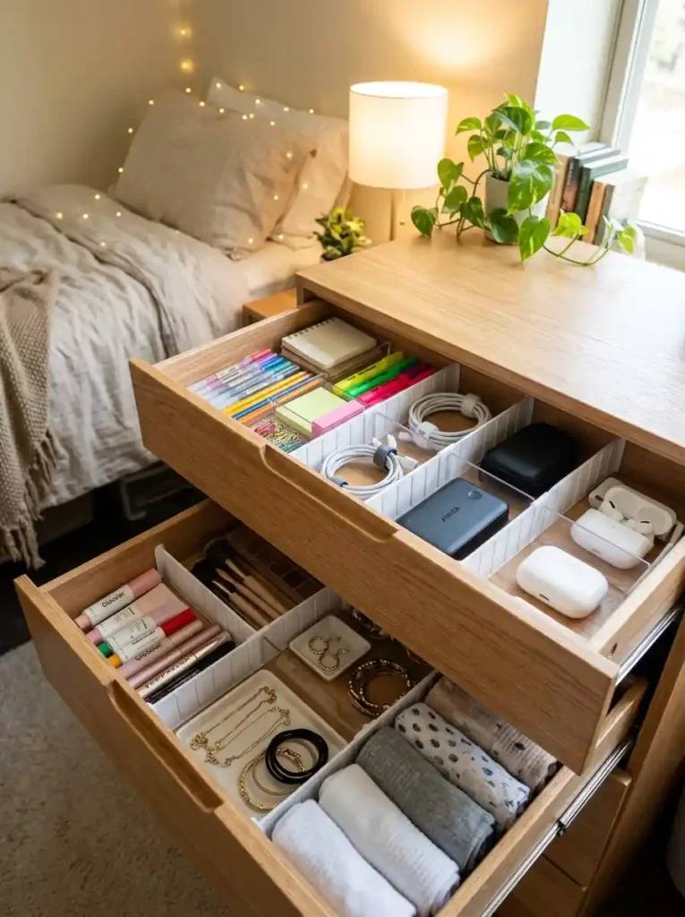 14. Organize Every Drawer with Dividers