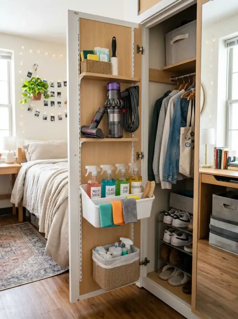 20. Keep a Compact Cleaning Station