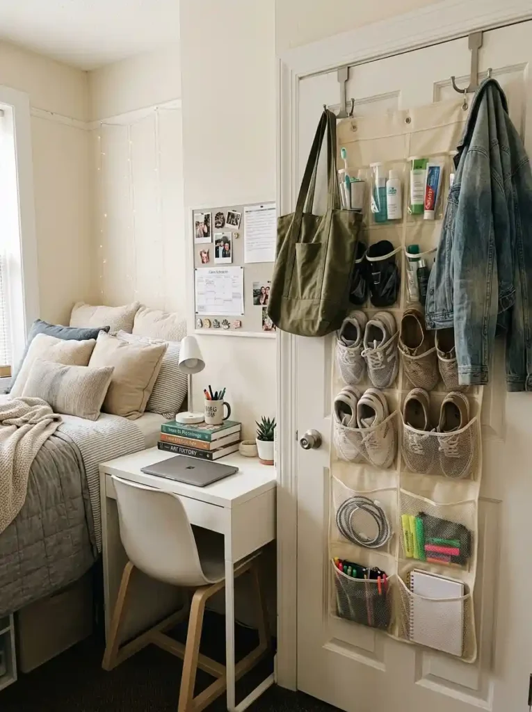 6. Turn the Back of the Door into Storage