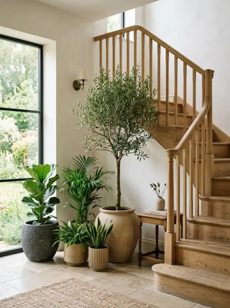 23 Elegant Green Staircase Nook