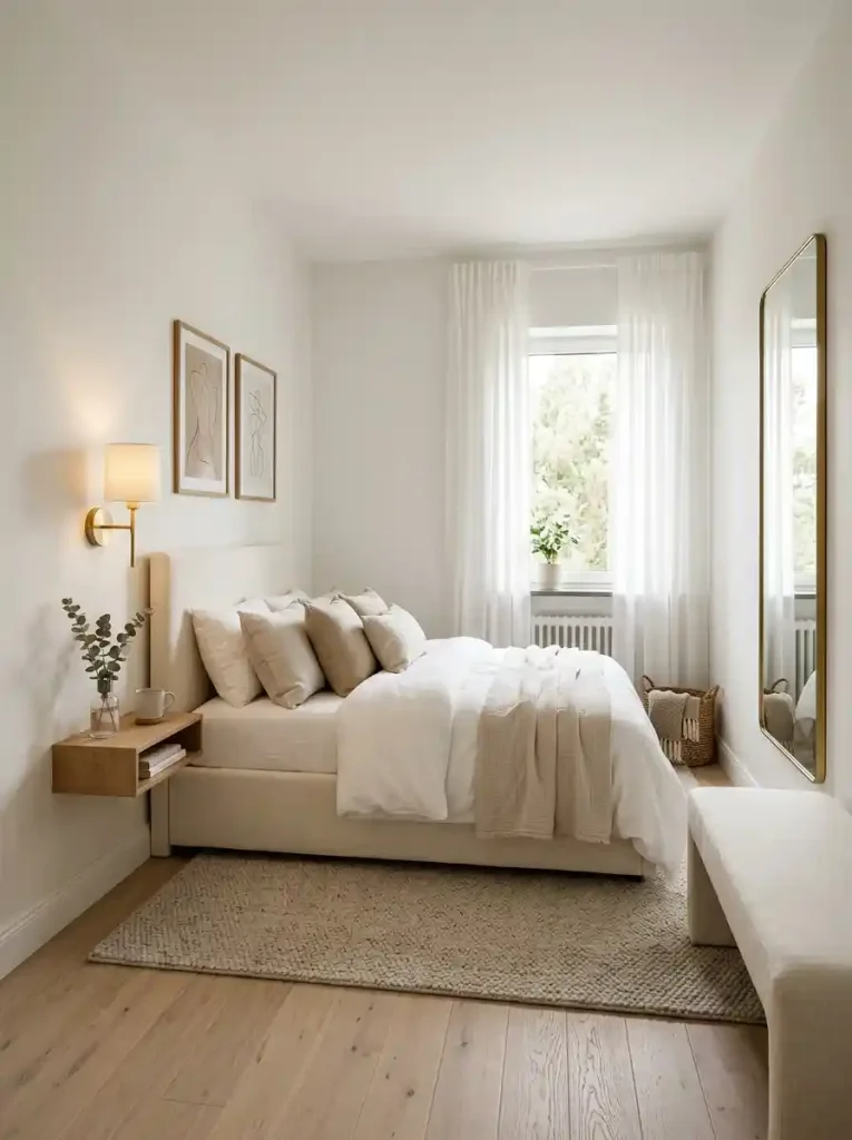 13. Small Dreamy Bedroom