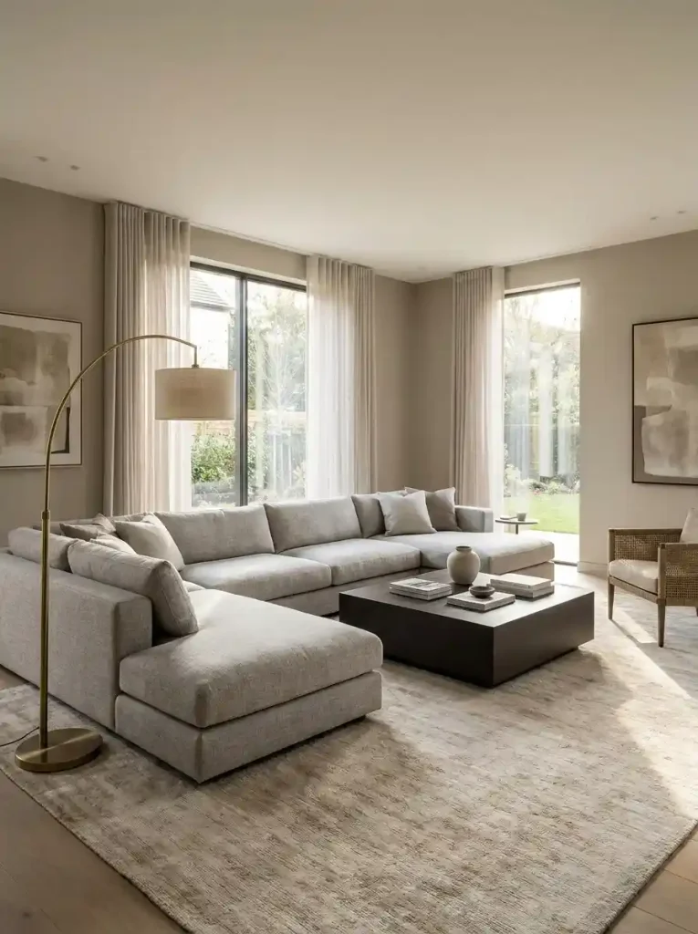 14. U-Shaped Corner Sofa