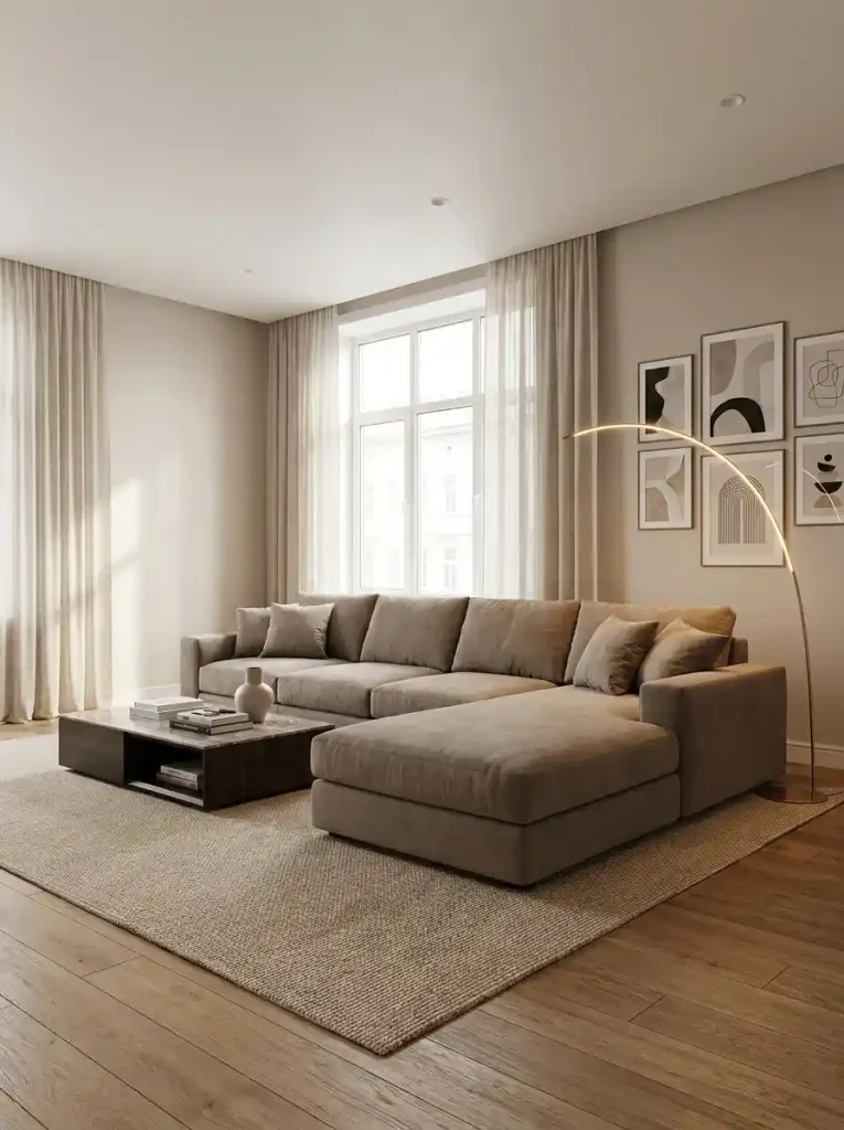 17. Corner Sofa With Chaise