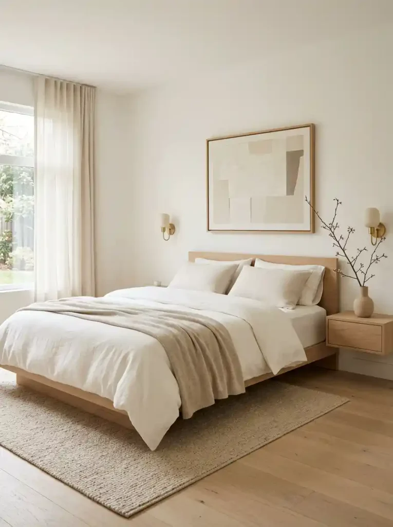 7. Minimalist Dreamy Bedroom