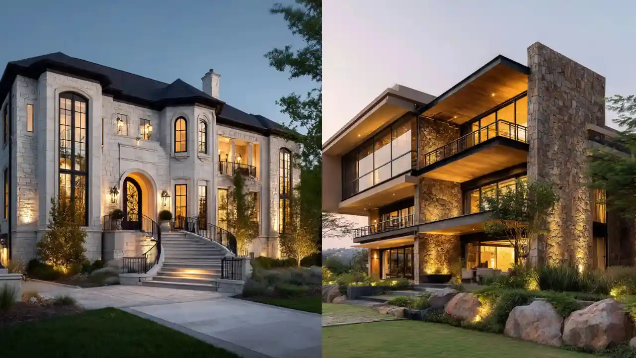 Contemporary European Villa Exterior Ideas for Elegant Modern Living