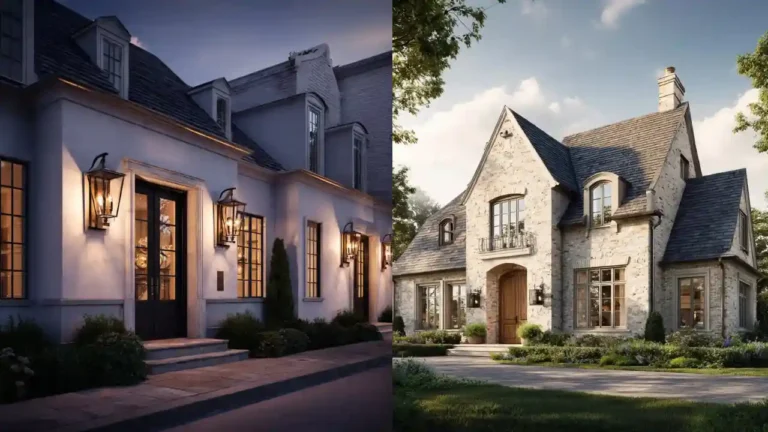 American-French Exterior Design Ideas for Elegant & Luxury Homes