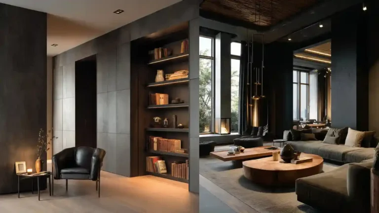 Dark Natural Interiors 30 Moody Design Ideas Inspired by Earth & Shadow
