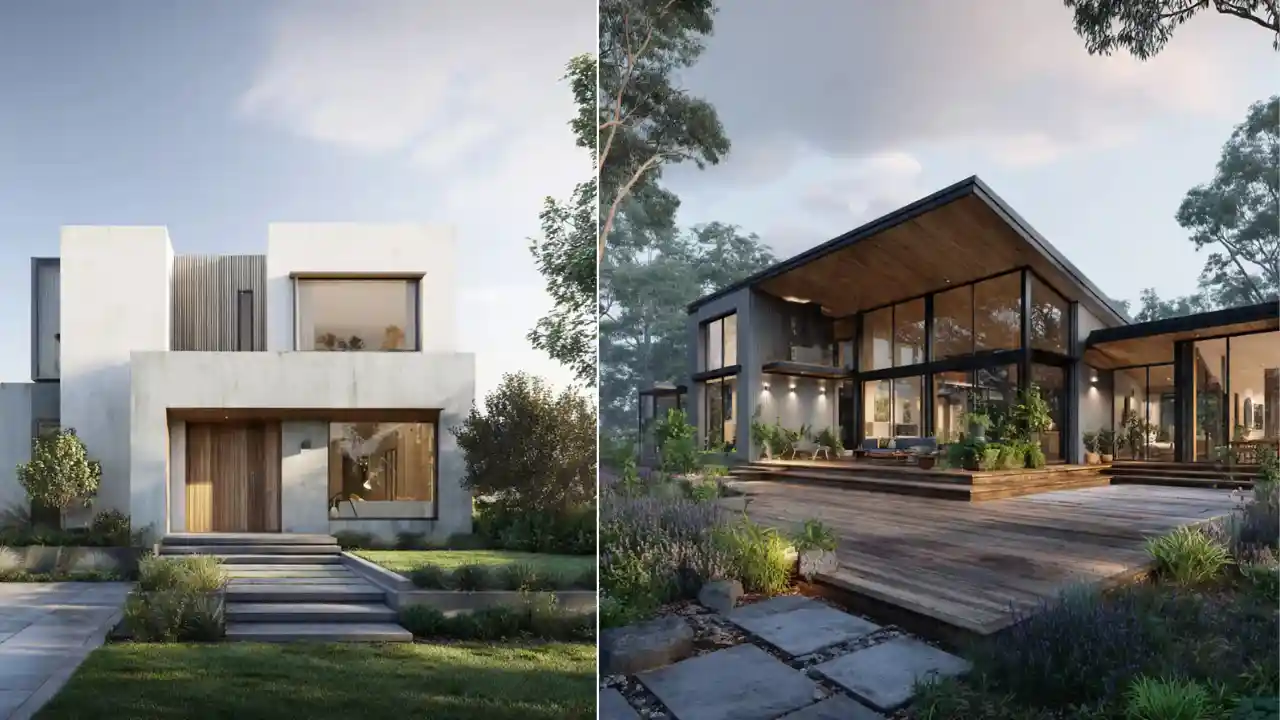 Australian Modern Home Exterior Ideas for Climate-Smart, Open & Flowing Design