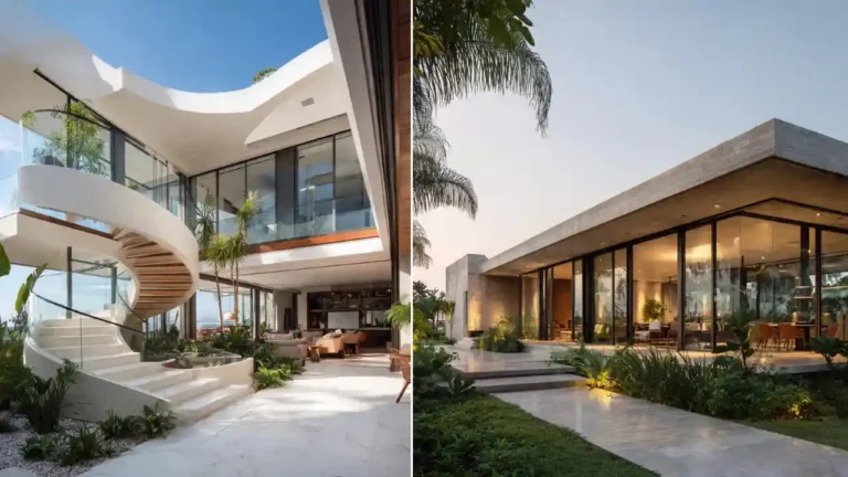 Brazilian Contemporary Home Exterior Ideas with Seamless Indoor-Outdoor Flow