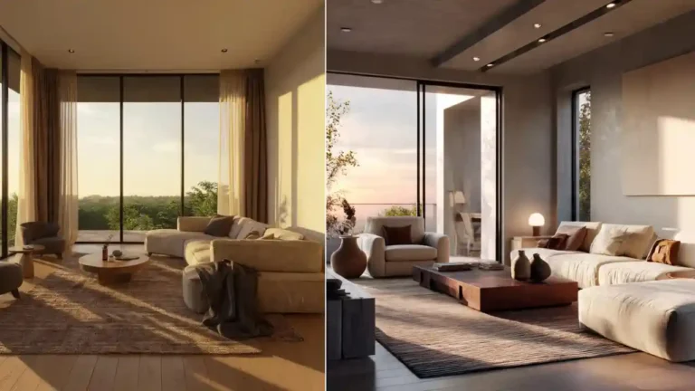 Living Room Ideas with Soft Evening Light & Calm Mood