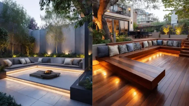 20 Sunken Lounge Backyard Ideas for Private Retreats