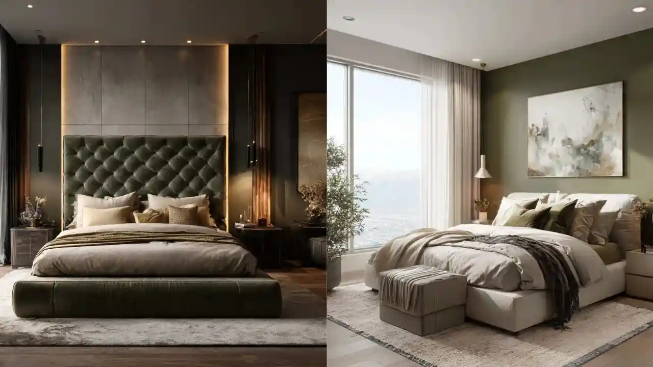 25 Olive Green Bedroom Ideas for a Calm Luxury Feel