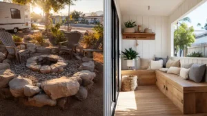 20 Budget Outdoor Ideas for a Cozy Mobile Home