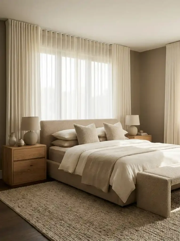 1. Warm Neutral -Bedroom Trends for 2026 Palettes
