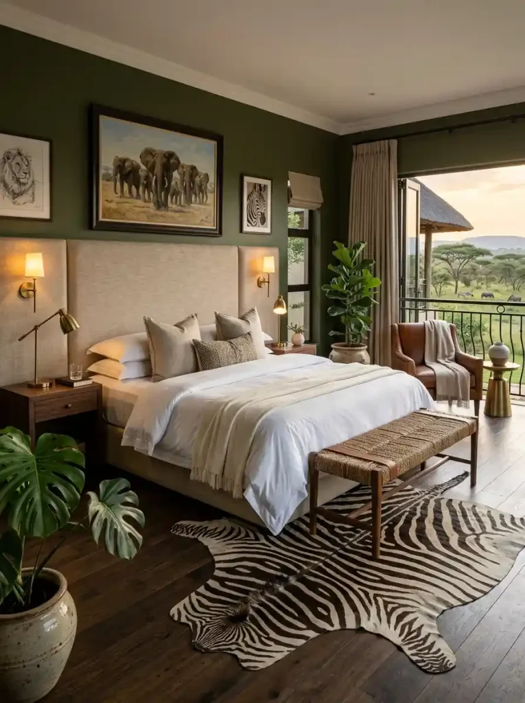 19. Hotel-Inspired -Safari Bedroom Ideas