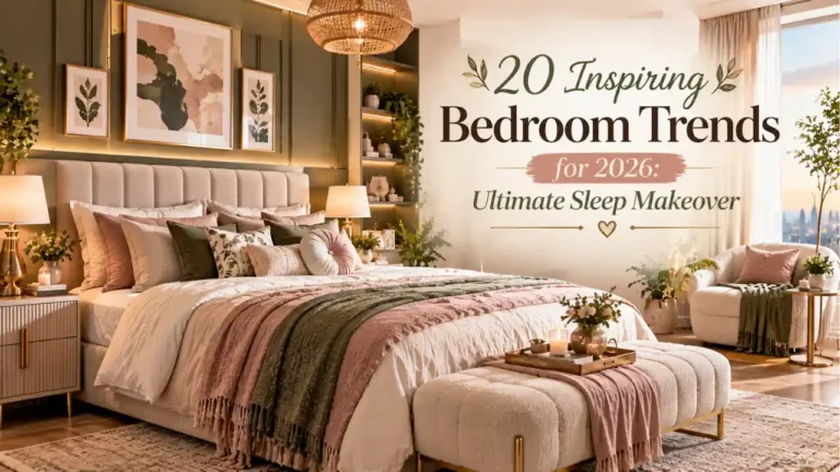 20 Inspiring Bedroom Trends for 2026 Ultimate Sleep Makeover