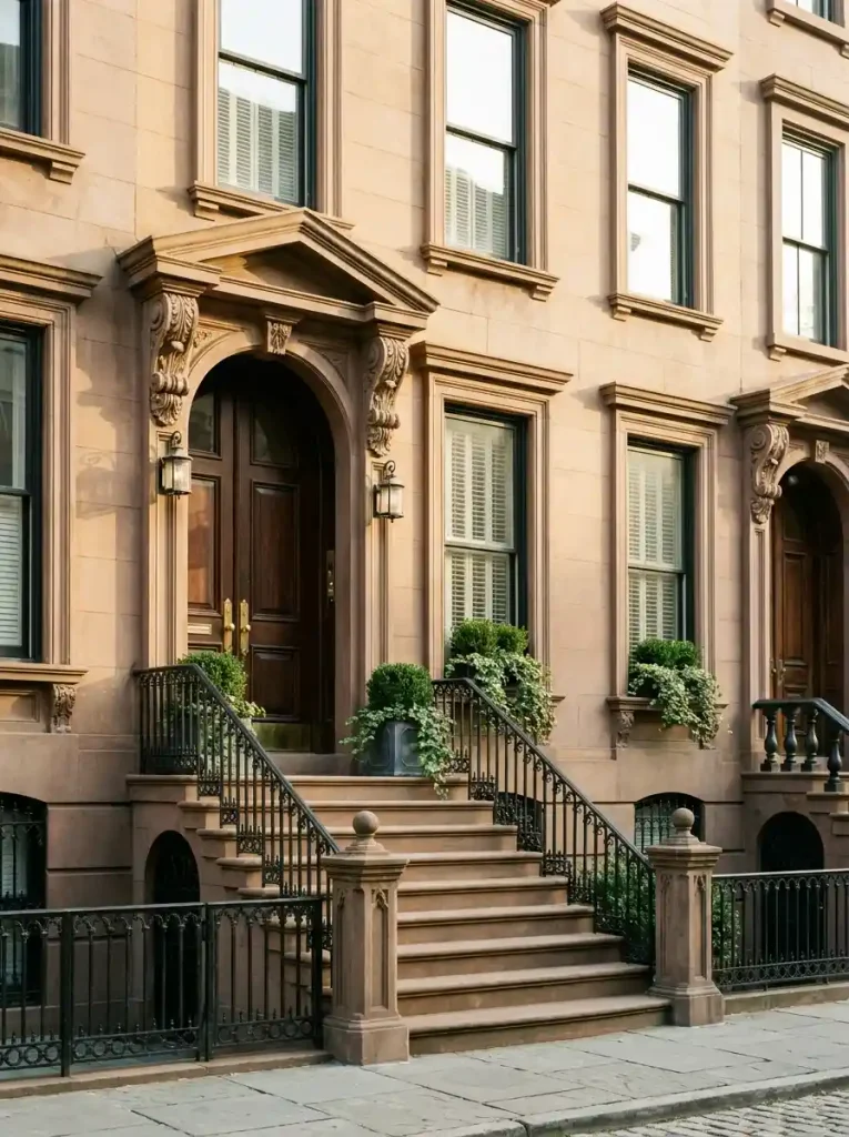 3. Elegant Townhome With a Statement Front Door