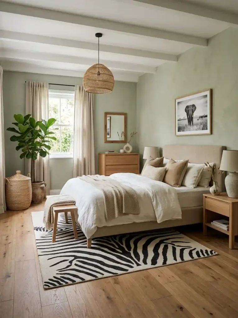 4. Sage Green Safari Retreat