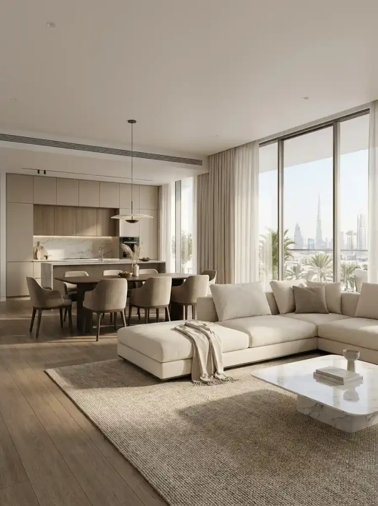 6. Open-Plan Luxury Interiors