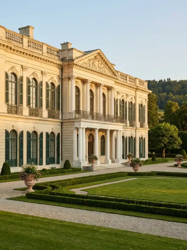 1. Classic European-Royal House Exterior Ideas