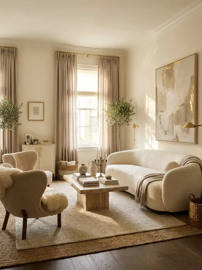 1. Create a Sophisticated Neutral-Interior Styling Ideas