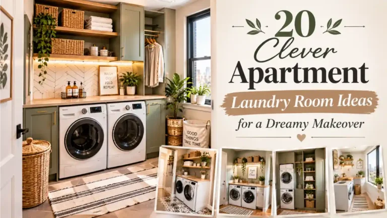 20 Clever Apartment Laundry Room Ideas for a Dreamy Makeover