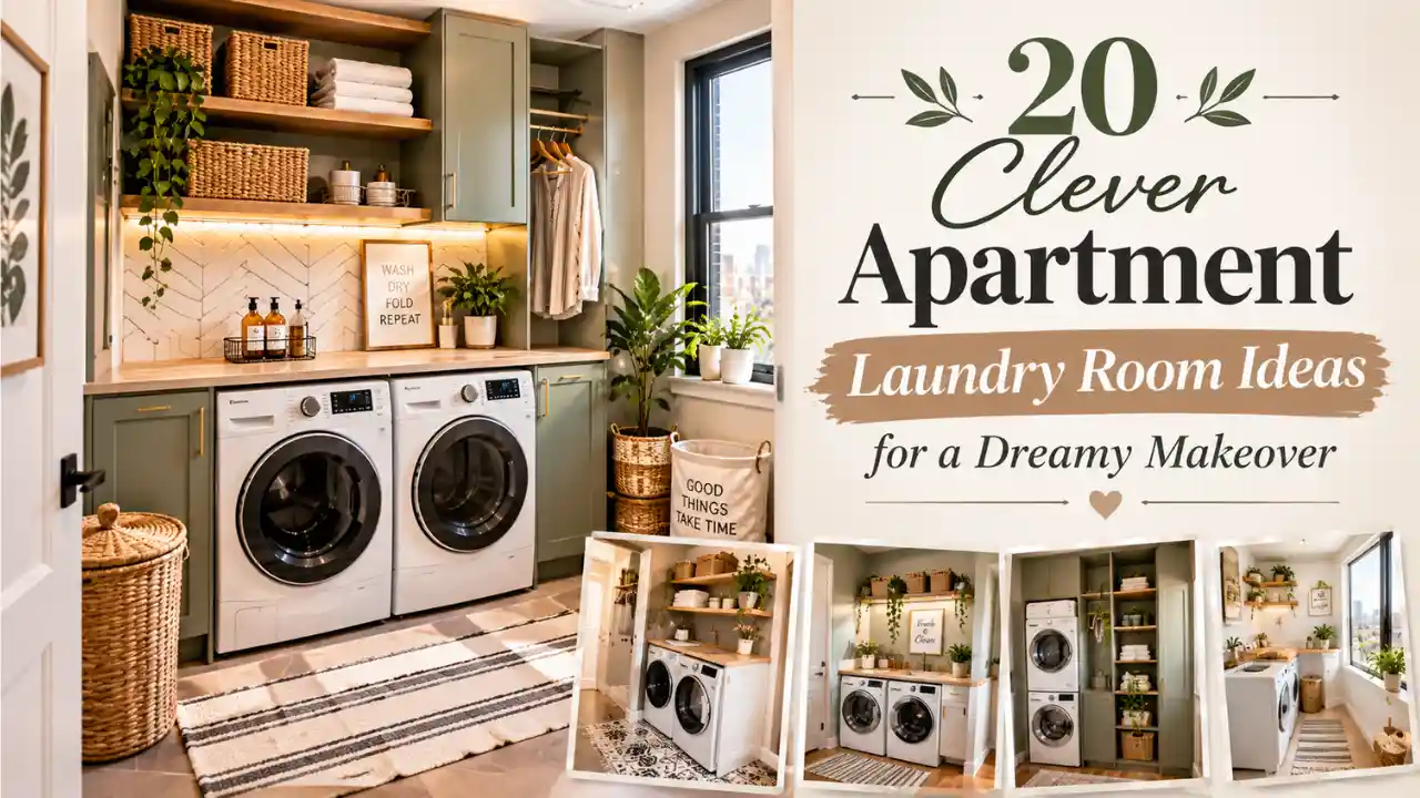20 Clever Apartment Laundry Room Ideas for a Dreamy Makeover