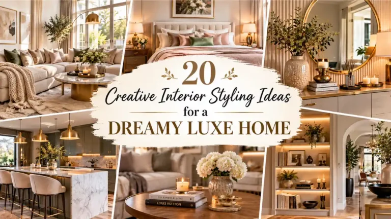 20 Creative Interior Styling Ideas for a Dreamy Luxe Home