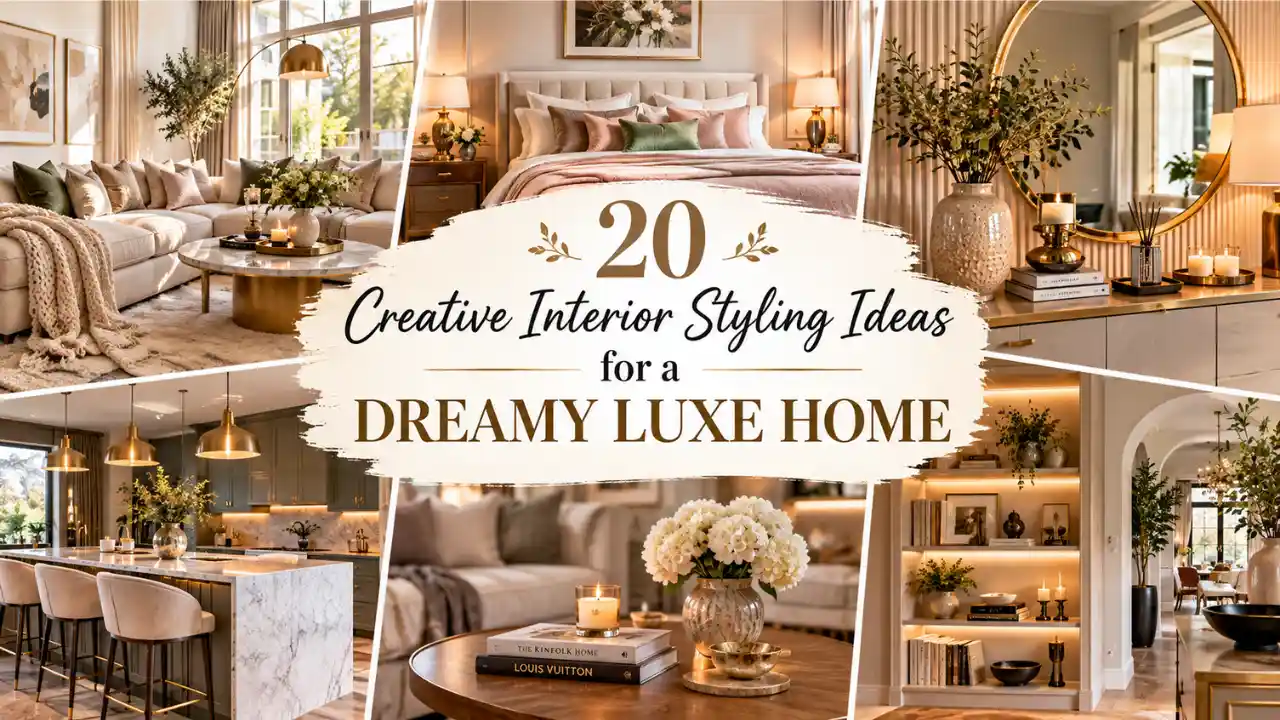20 Creative Interior Styling Ideas for a Dreamy Luxe Home