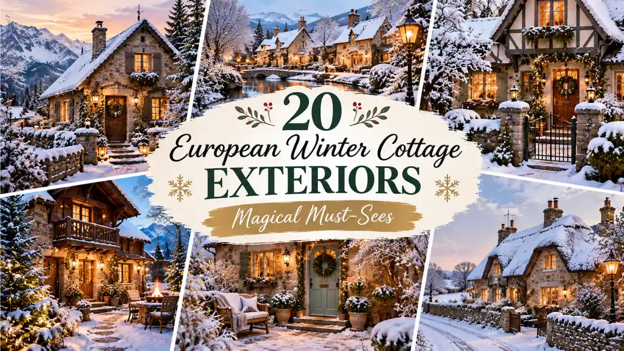 20 European Winter Cottage Exteriors Magical Must-Sees