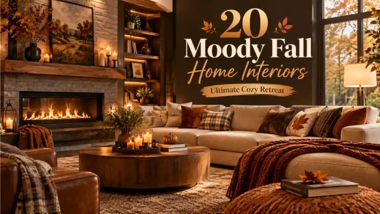 20 Moody Fall Home Interiors Ultimate Cozy Retreat