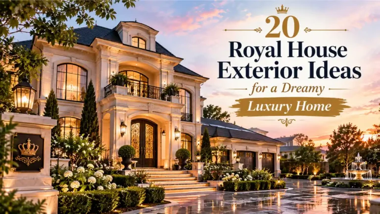 20 Royal House Exterior Ideas for a Dreamy Luxury Home
